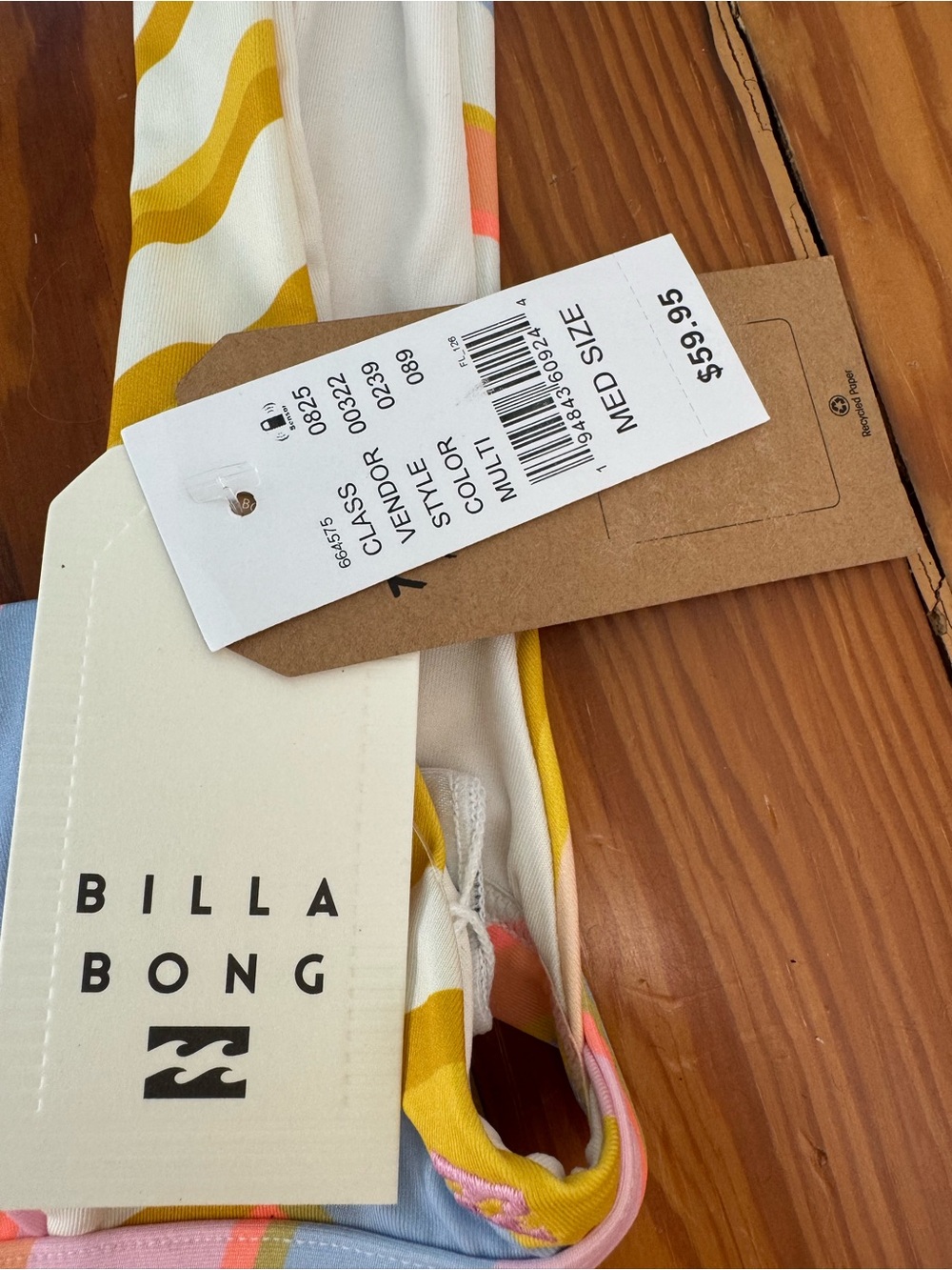 NWT Billabong Bikini Top - Picture 2 of 3